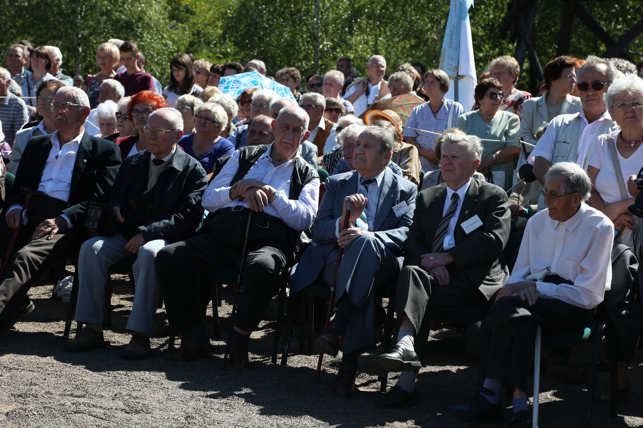 A Recski Szövetség alapítói közül ma már csupán tizennyolcan élnek, néhányan a megemlékezésre is eljöttek